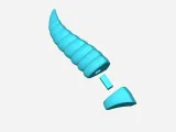 Buffalo Horn for Motorcycle Helmets - Accessory-9