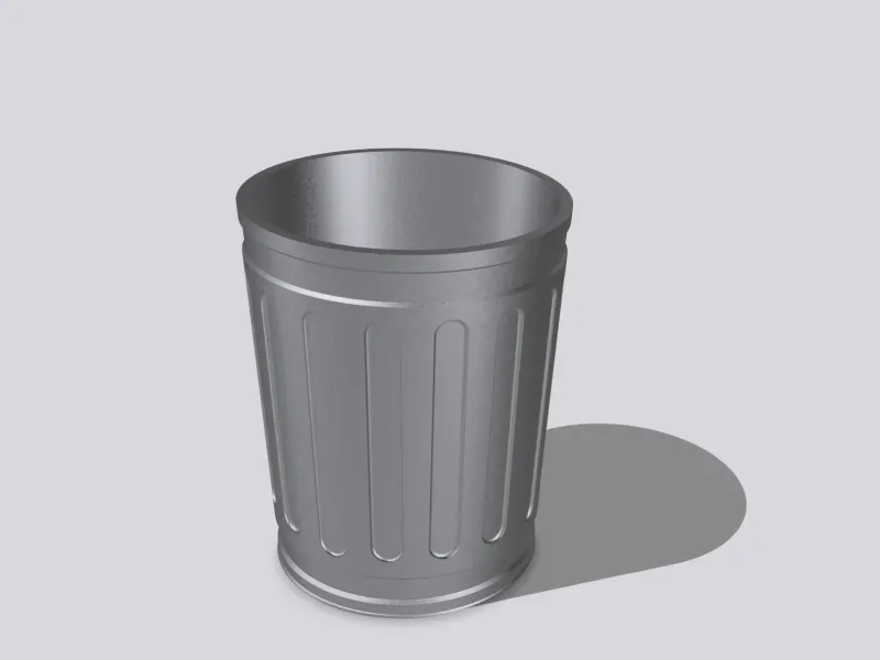 Trash can pen holder