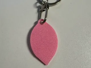Elegant Leaf Keychain