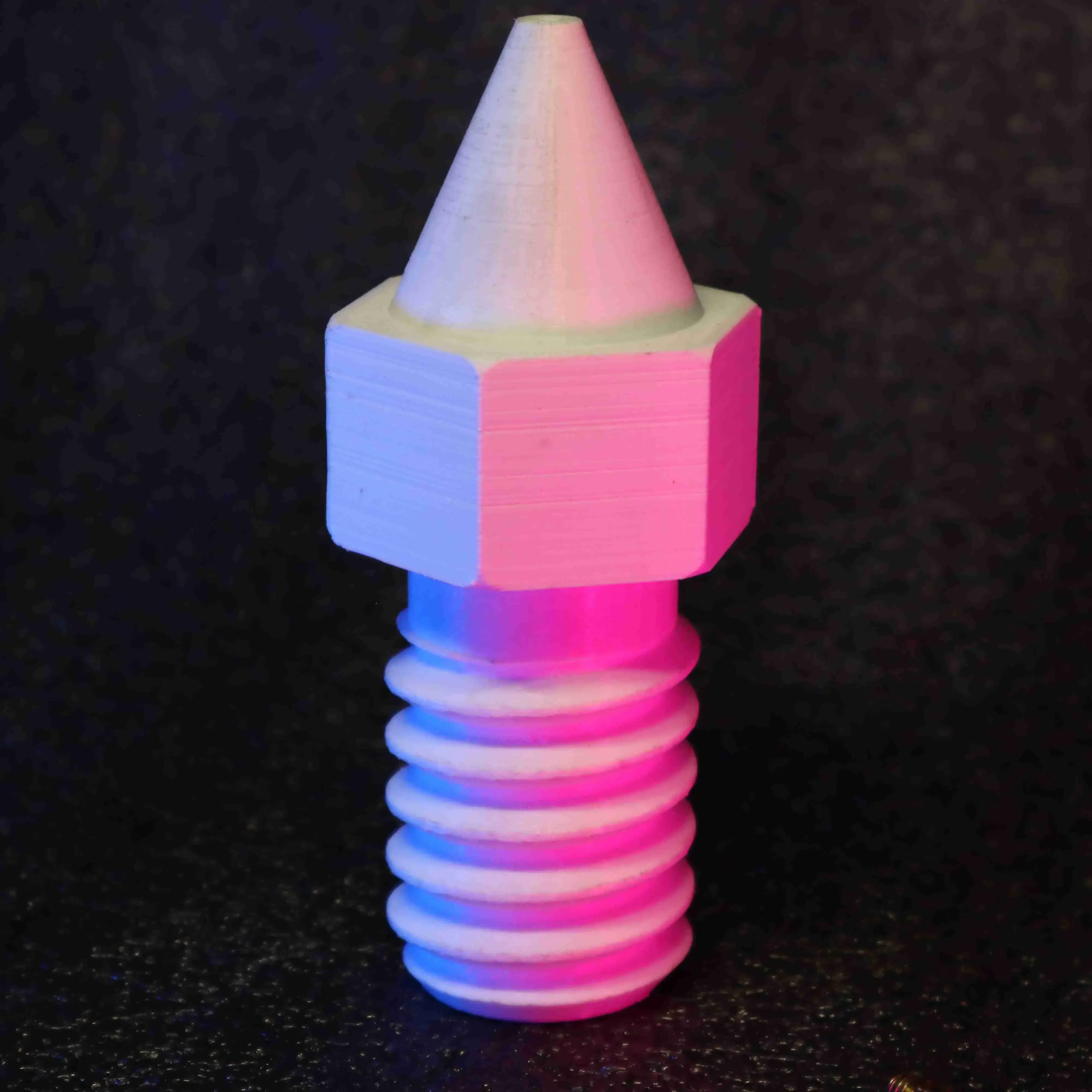 3D PRINTER NOZZLE CONTAINER ( NO SUPPORTS NEEDED )