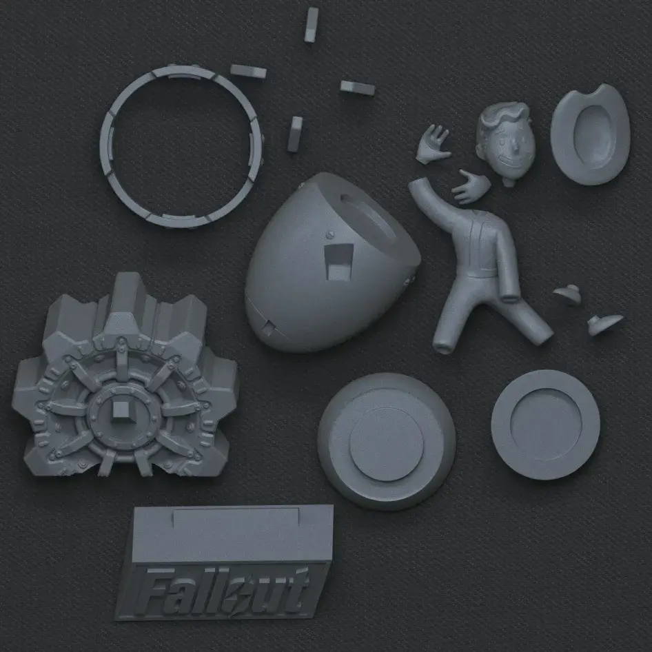NIÑO BÓVEDA MONTANDO NUKE -FALLOUT-