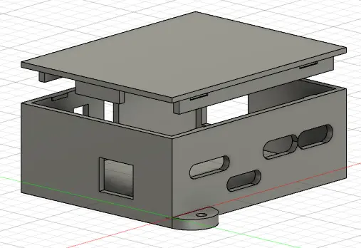 Case for Raspberry PI Zero W with Hub USB-Ethernet