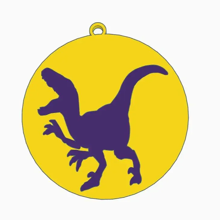 Keychain Dinosaur Raptor