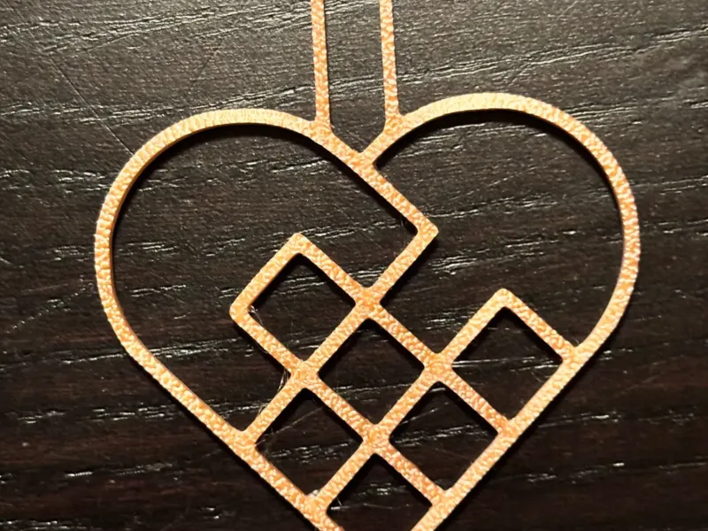 Chrismas Heart Ornament