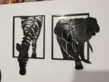 Elefant. Wall panel-2
