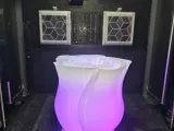 Large Rose Lamp – Three-Part Design with Service Cover-3