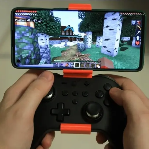 hold phone from controller