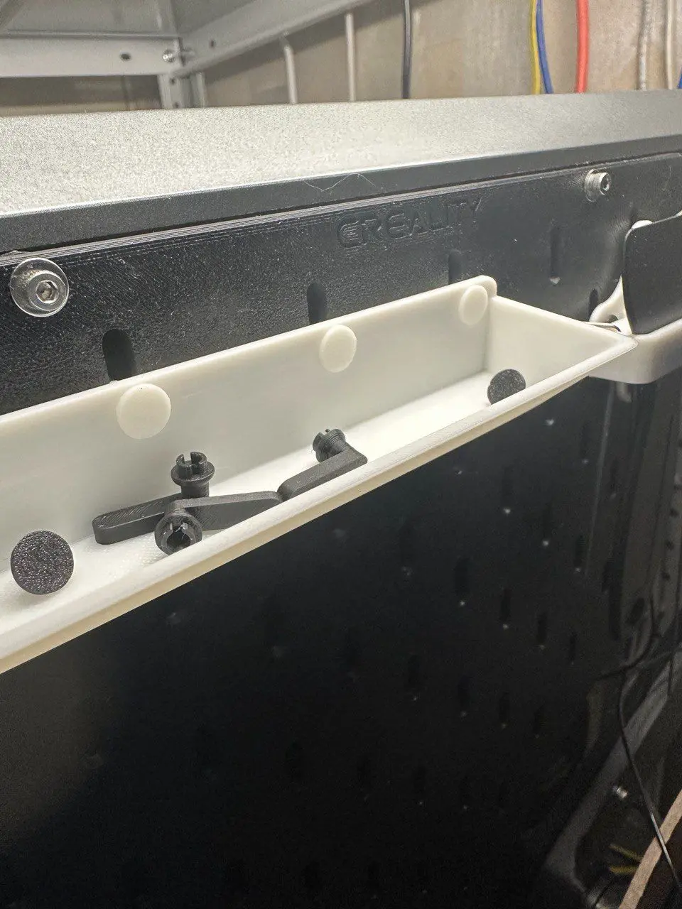 Pegboard for Creality K1 Max printer