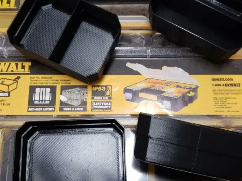 DeWalt Deep Pro Organizer Partitions Bins_thin wall