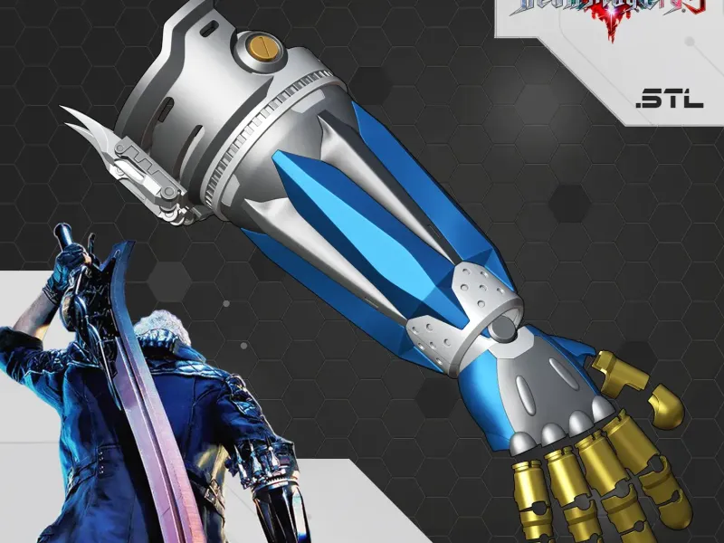DMC5 Devil May Cry 5 Nero Devil Breaker Overture arm cosplay