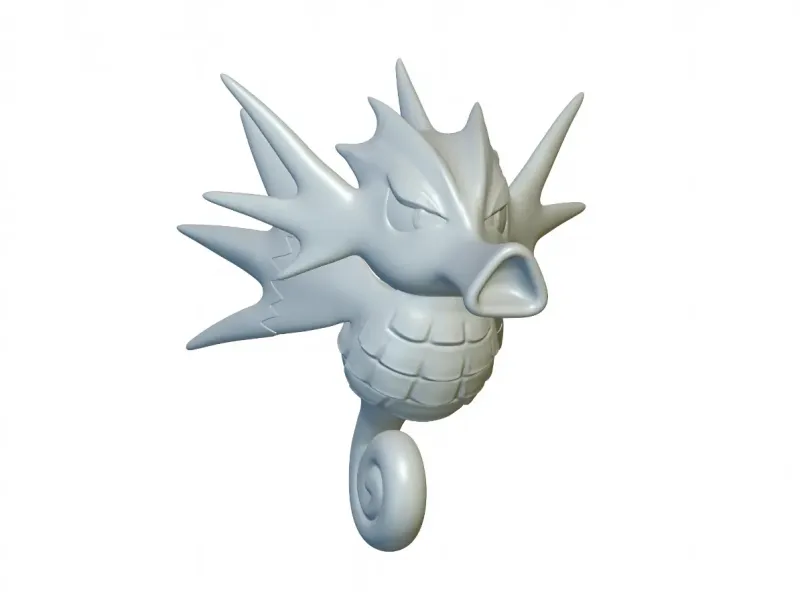 Pokemon Seadra #117 - Ready for 3D Printing!
