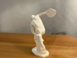Low Poly Discobolus Statue-2