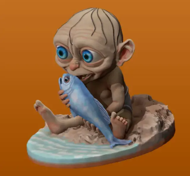 GOLLUM BABY CARTOON