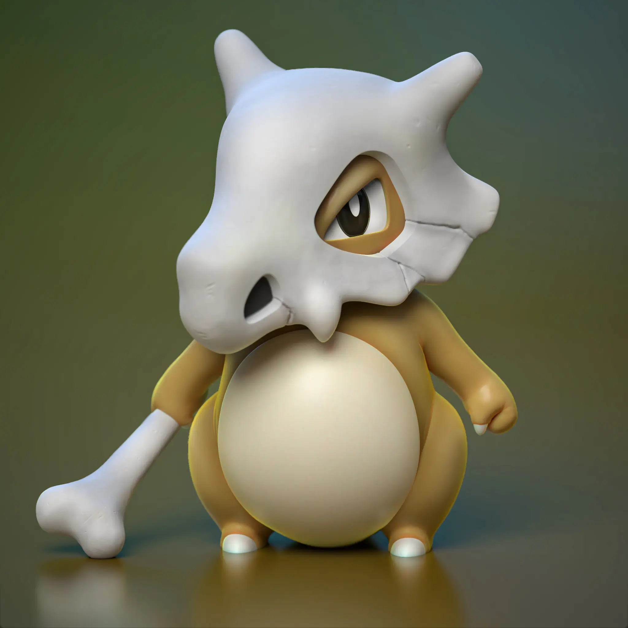 104 Cubone STL File