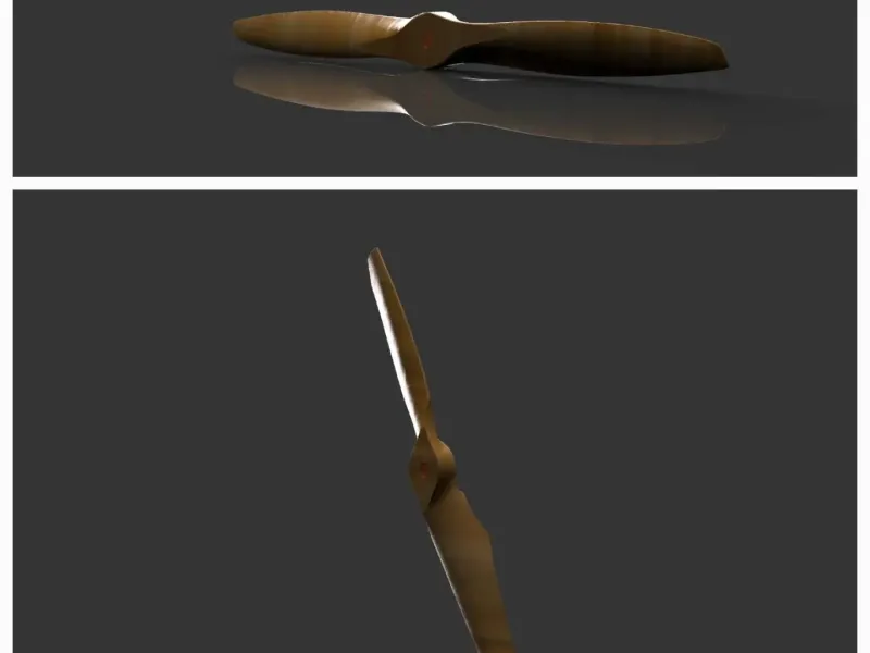 Aircraft propeller, also called an air screw