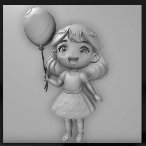 the girl with the balloon