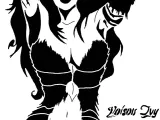 Poison Ivy Schablone 3-0