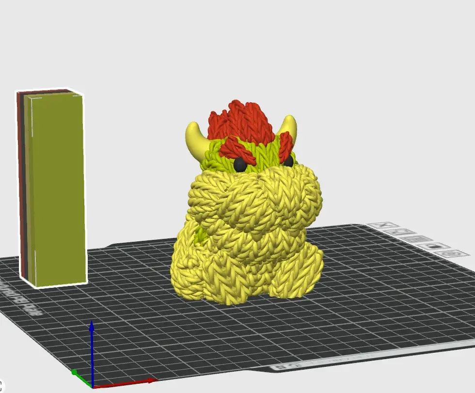 Mario - Bowser - Knitted - Crochet