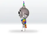 Dandy's World - Colorful April Yatta STL file 3D Model-2