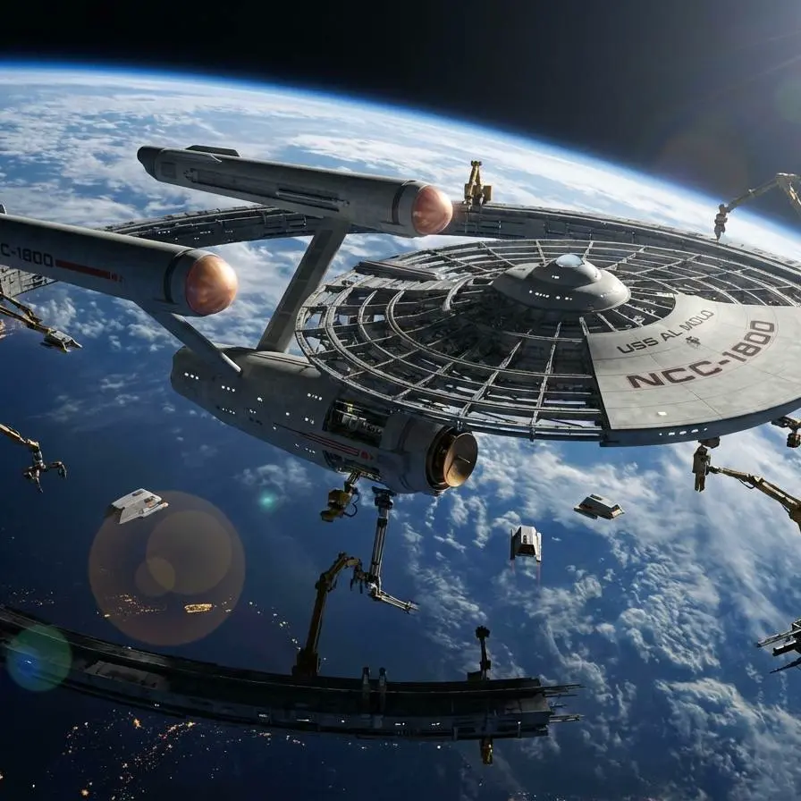 Star Trek USS NCC-1800 Hueforge