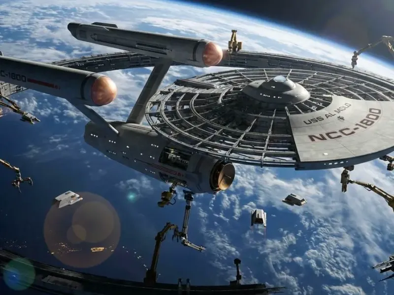 Star Trek USS NCC-1800 Hueforge
