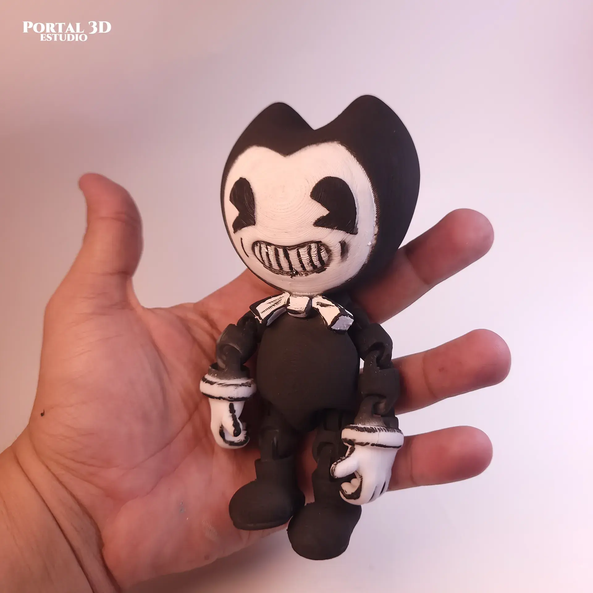 Cartoon Bendy / PRINT-IN-PLACE WITHOUT SUPPORT