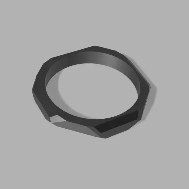 Polygon Ring – Available in Sizes 18, 20, 22,　24