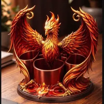 Phoenix Organizer – Mythical Desk Container
