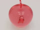 Worm In An Apple (Clear Resin Print Only)-1