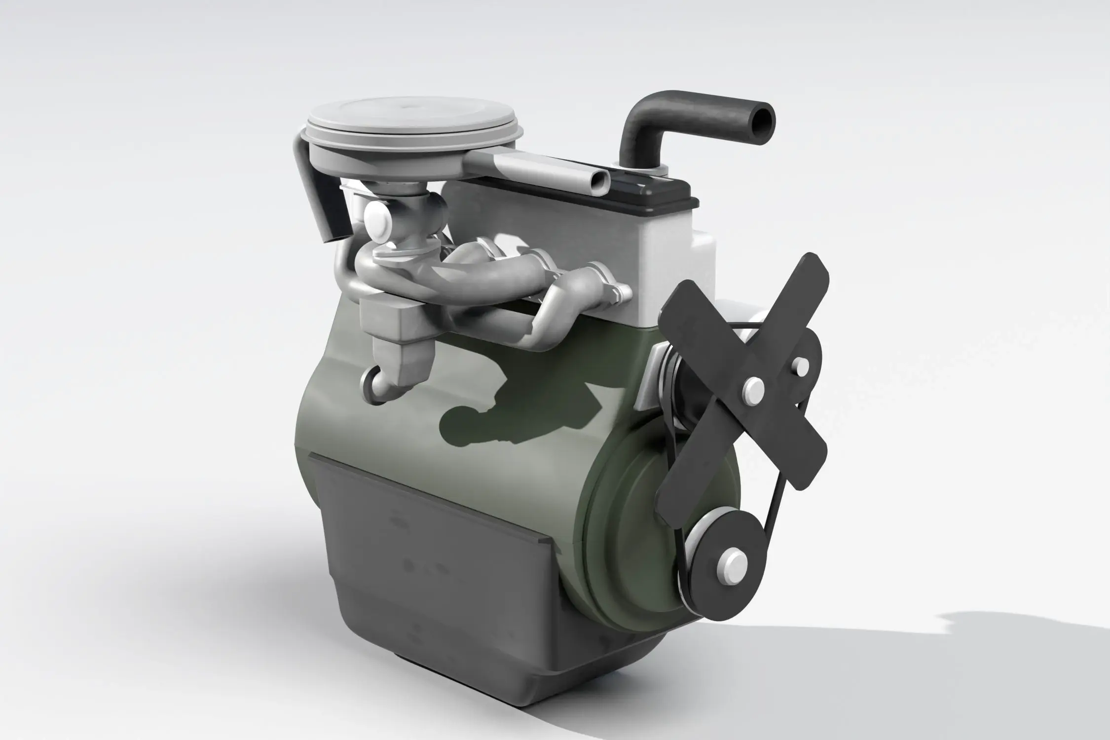Old straight engine inline engine