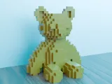 cute 8 bit teddy bear-0