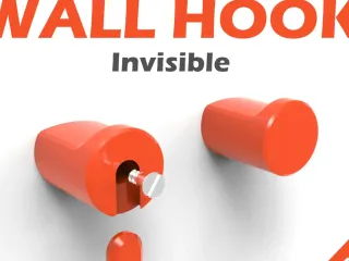 invisible wall hook