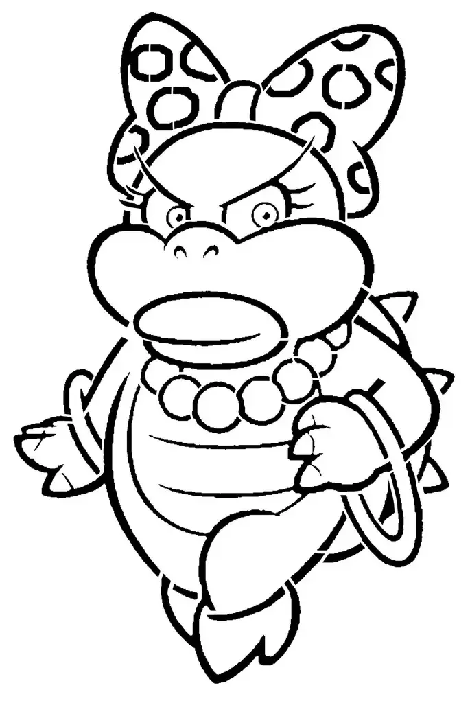 Wendy Koopa stencil