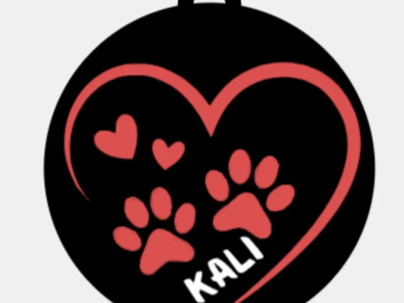 Keychain "kali" animal lovers