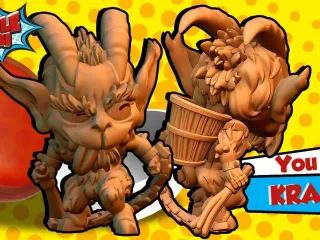 Capsule Chibi Krampus by heribertovalle