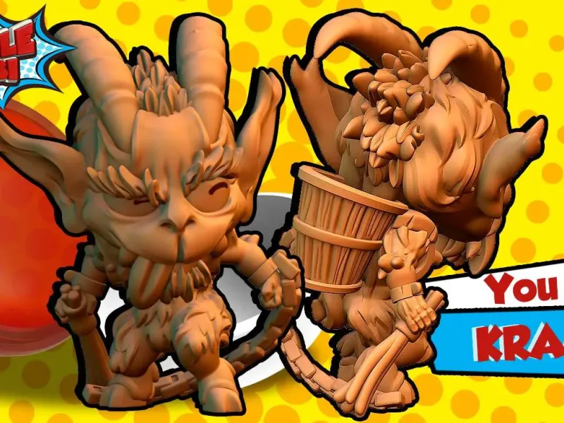 Capsule Chibi Krampus by heribertovalle