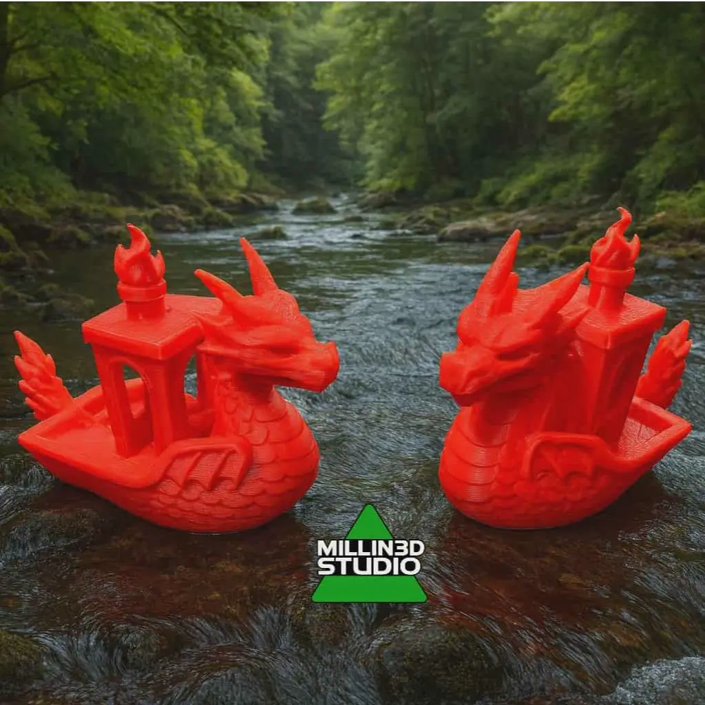 2x Dragon Benchy The Sequel 2 models in 1 tug boat
