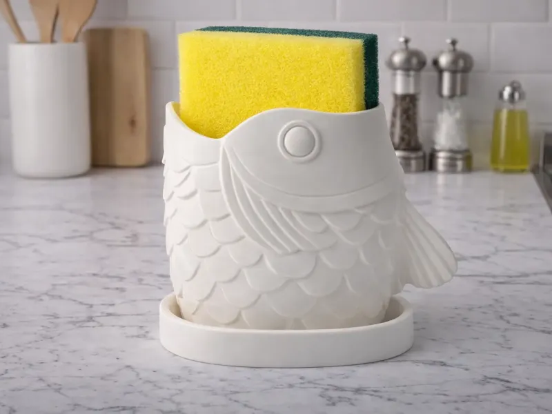 Fish Sponge Holder - Kitchen Organizer