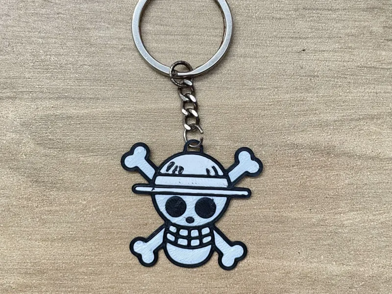 Llavero Luffy Skull