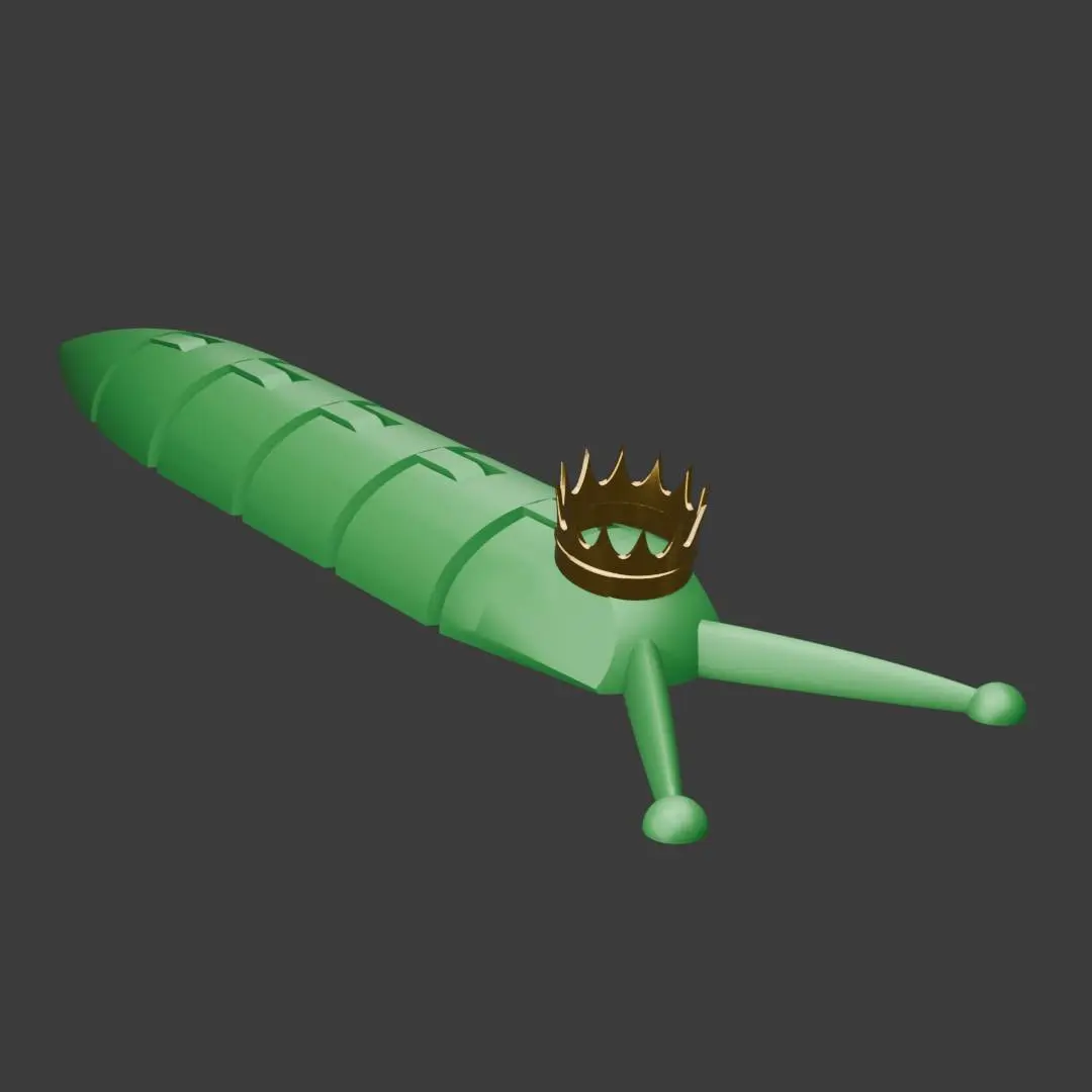 Articulated slug with crown
