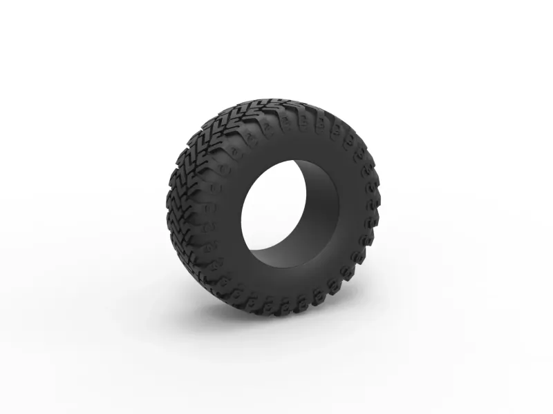 Offroad tire 127 Scale 1:25