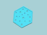 Hexagonal Wall Panel A26 - Interior Home Decor-1
