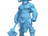 Minotaur Warrior Low Poly - 3D Model-7