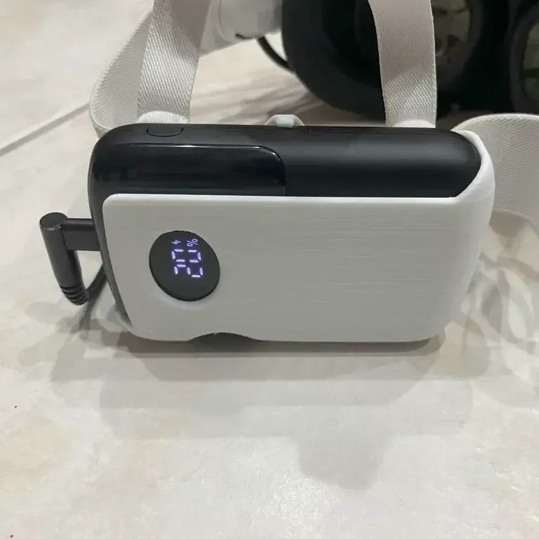 Portable charger holder for Quest 3 cloth strap
