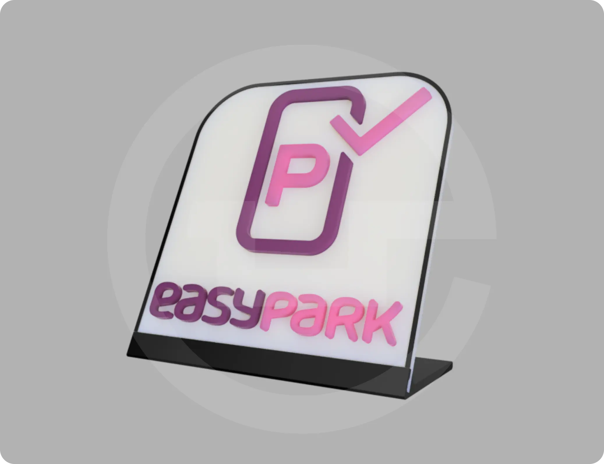 EasyPark car tag