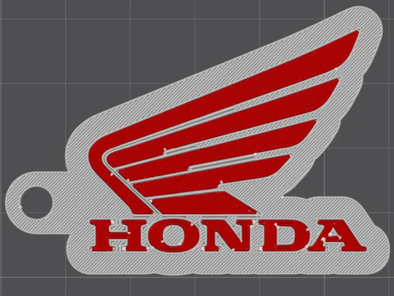 Honda Motorcycles keychain - llavero