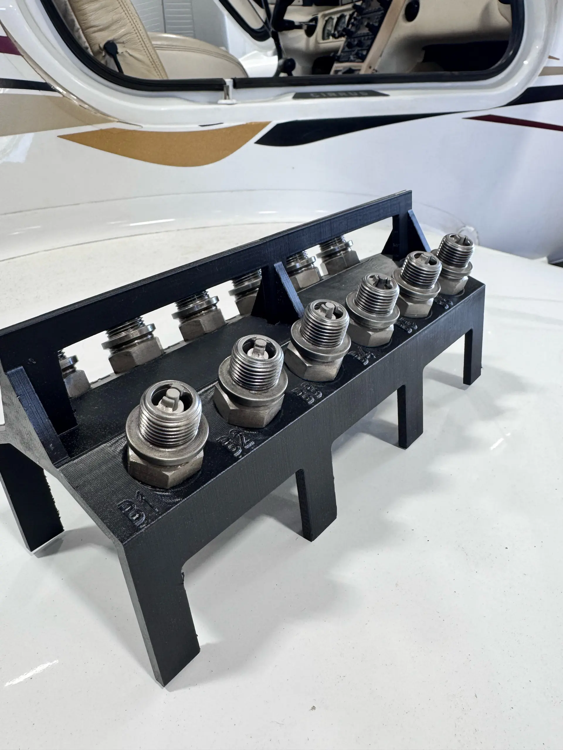 Aviation Spark Plug Tray