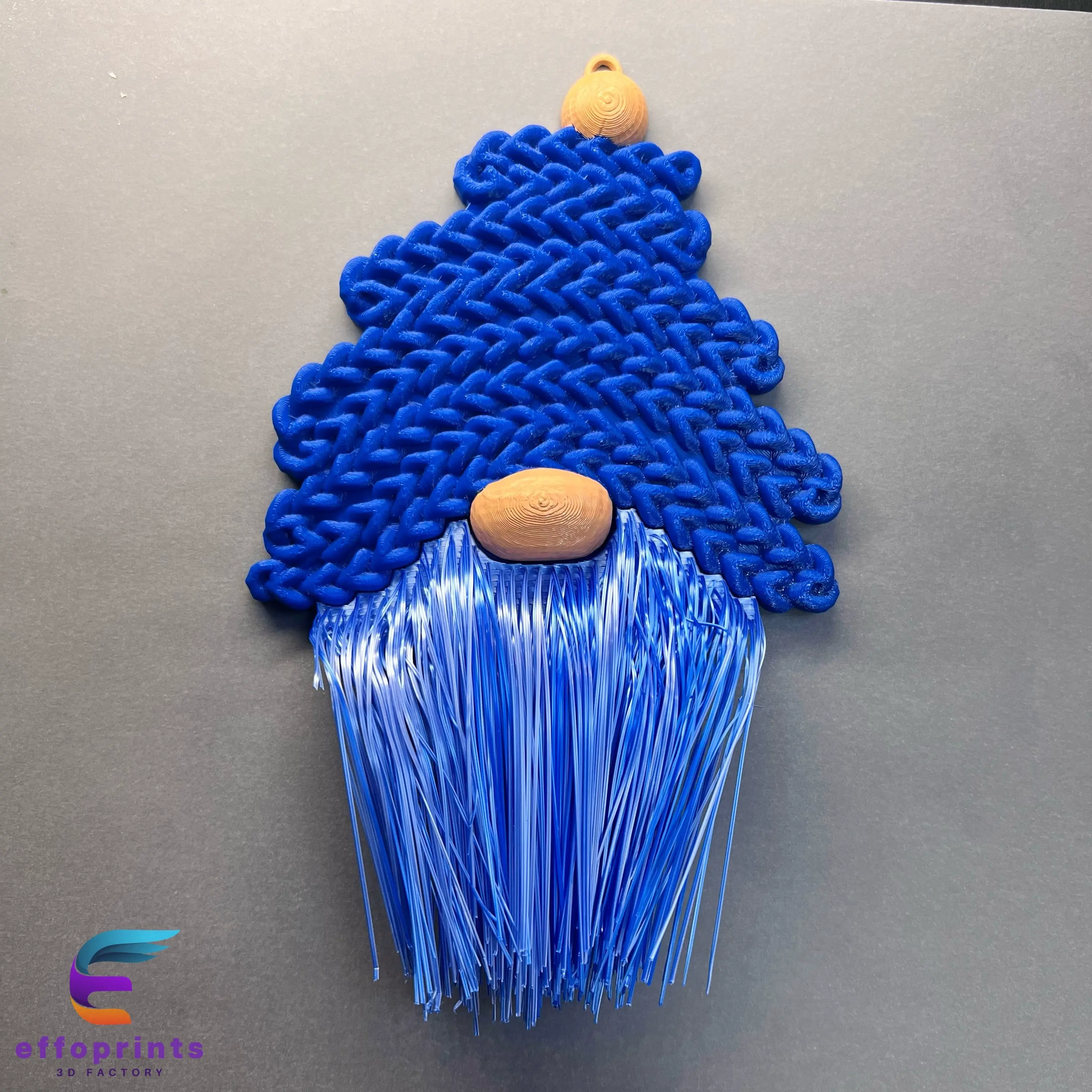 Crochet Hairy Gnome Christmas Decoration