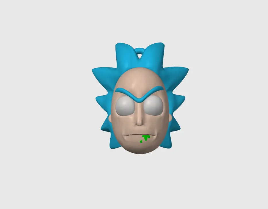 Llavero cara Rick Sanchez - Rick y Morty