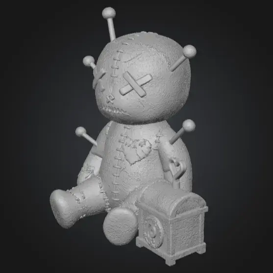 Stitched Companion Scary Voodoo Halloween Doll